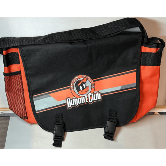 Baltimore Orioles Junior Orioles Dugout Club Messenger Bag Team Giveaway 18”x11” - Picture 3 of 8